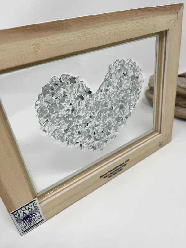 Silver Heart Resin Art - Image 5