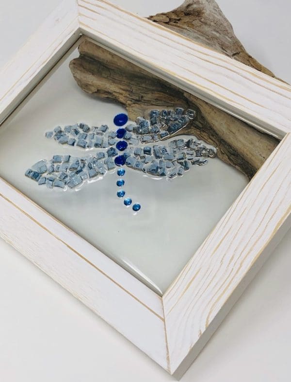 Blue Dragonfly Wall Art - Image 3