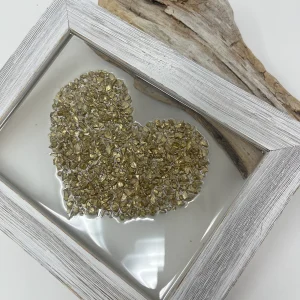 Golden Heart Wall Art